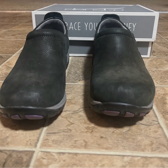 WOMENS DANSKO PATTI MILLED NUBUCK SHOES- BLACK - Picture 6 of 11